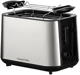 Тостер Heaton, черный+нерж Russell Hobbs teh0025675