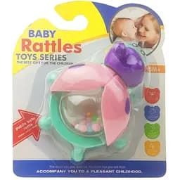 Детская погремушка Bambi Божья коровка 8356B Розовая