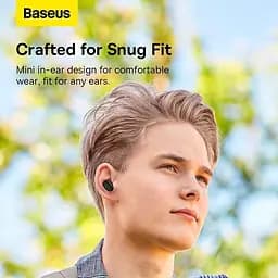 Навушники повністю бездротові Baseus EZ10 чорні - мініатюра 9