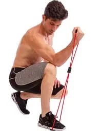 Еспандер EasyFit вісімка трубчастий рожевий (EF-3947-P) - мініатюра 3