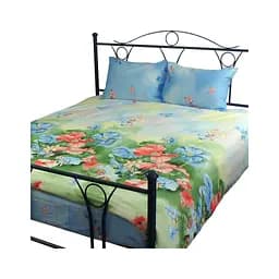 Комплект постільної білизни Руно Summer flowers набивний сатин євростандарт (845.137Summer flowers) - мініатюра 2