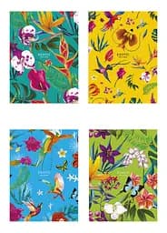 Комплект 4 шт загальних зошитів. Зошит Школярик А5 40 арк. у лінію 539 4823088205626