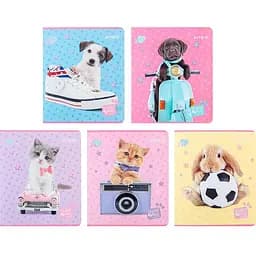 Набор тетрадей Kite Studio Pets А5 в клетку 24 листа 20 шт. (SP24-238)