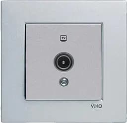 Розетка VIKO Novella телевізійна Срібляста (93000010)