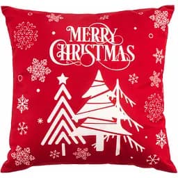 Подушка декоративна Ardesto Christmas 45 x 45 см червона (ART1032HT)