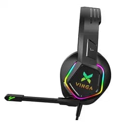 Ігрова гарнітура Vinga HSCU-160 Gaming LED Black (HSCU-160) - мініатюра 5