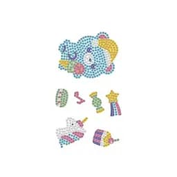 Набір для творчості Алмазна мозаїка "Ведмедик" FG24062201B-4 фігурки-наліпки