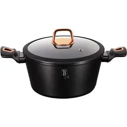 Кастрюля с крышкой 24 см 4,1л Berlinger Haus Black Rose Collection (BH-1642N)
