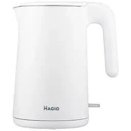 Электрочайник MG-106 для дома с двойными стенками 1.5 л 1300 Вт Белый 
