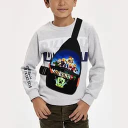 Сумка через плечо детская Minecraft Крипер 29х17 см сумка слинг для мальчика (02085)