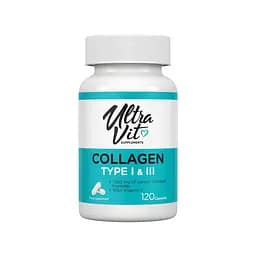 Препарат для суглобів і зв'язок VPLab UltraVit Collagen Type I & Collagen Type I & 120 капсул