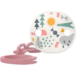 Кліпса для пустушки Suavinex A walk in the park рожева (308232)