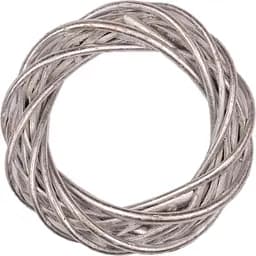 Вінок Yes! Fun ротанговий 25 см срібний (974231)