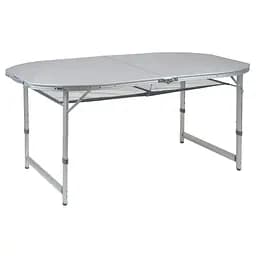 Стіл Bo-Camp Premium Oval 150x80 cm Grey (1404405) - мініатюра 1