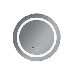 Дзеркало Mixxus Plain MC02-80-CASE (LED Touch, годинник, антизапотівання, димер, регулювання яскравості) MI7158 - мініатюра 6