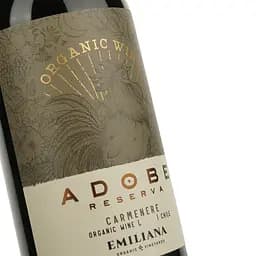 Вино Emiliana Adobe Carmenere, червоне, сухе, 13,5%, 0,75 л (8000015052014) - мініатюра 3
