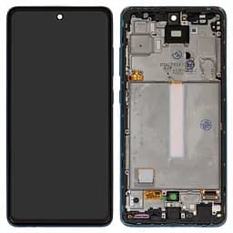 Дисплей для Samsung G975 Galaxy S10 Plus, зелений, з рамкою, Оригінал (переклеєне скло)