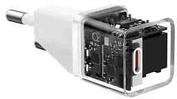 Мережевий зарядний пристрій Baseus GaN5 Fast Charger (Xiaomini) Type-C 20 W + Cable Type-C to Type-C P10110900213-01 White - мініатюра 3