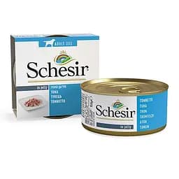 Вологий корм для собак Schesir Tuna 150 г Шезір тунець натуральний