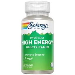 Комплекс вітамінів Solaray Once Daily High Energy Multivitamin 60 капсул