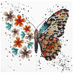 Набір-міні для вишивання бісером "Тигрові крила" AM-239 15х15 см
