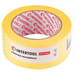 Лента малярная Intertool 48 мм х 40 м желтая (в упаковке 4 шт.)