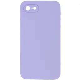 Чохол Epik Silicone Case Square Full Camera Protective AA NOLOGO для Apple iPhone 6/6s 4.7 Бузковий/Dasheen