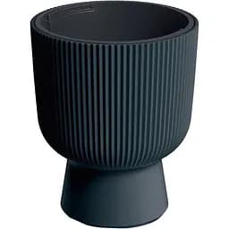  Кашпо для квітів Prosperplast Milly круглий на ніжці 240 мм антрацит