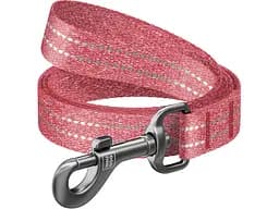 Поводок для собак WAUDOG Re-cotton светоотражающий S Ш 15 мм Д 500 см красный (40133)