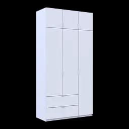 Розпашна Шафа для одягу Doros Лукас Білий 3ДСП 120х50х240 (80737796) - мініатюра 5