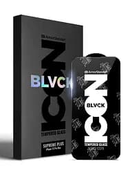 Захисне скло для Apple iPhone 15 Pro Max, Supreme Black Icon, повноекранне загартоване скло 9H, 3D, протиударне, ультратонке, глянцеве, з олеофобним і жировідштовхуючим покриттям, з сіточкою на динамік, преміум, ArmorStandart (ARM68224)
