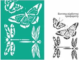 Трафарет многоразовый самоклеящийся №5005 Элементы и надписи 13×20см Лето Rosa Talent