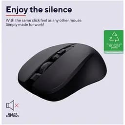 Мишка Trust Mydo Silent Wireless Black (25084) - мініатюра 7