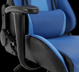 Геймерське крісло GT Racer чорне із синім (X-2317 Black/Dark Blue) - мініатюра 11