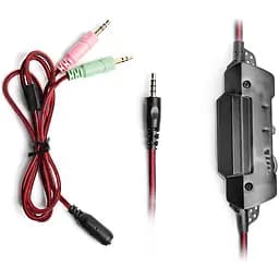 Ігрові навушники REAL-EL GDX-7600 Black/Red (EL124100028) [112558] - мініатюра 7