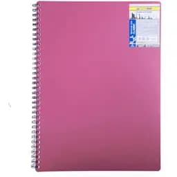 Тетрадь Buromax Classic на пружине А4, 80 листов красная (BM.2446-005)