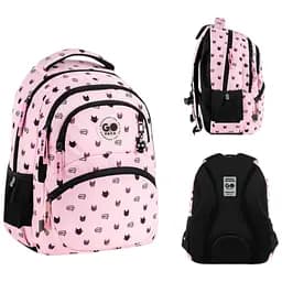 Рюкзак GoPack Education 175M-1 Meow Cats Розовый (GO26-175M-1)