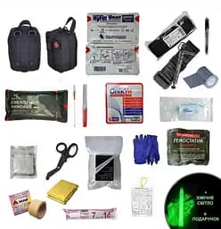 Аптечка укомплектована зразка НАТО №2 Rescue Ready в підсумку зі швидким скидом темно-синій