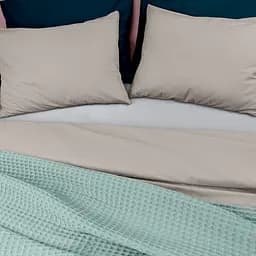 Плед-покривало Cosas Wave Greek Waffle вафельний 110х140 см лазуровий (Blanket_42Wave_GreekWaffle_110x140) - мініатюра 3
