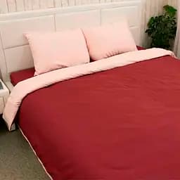 Комплект постільної білизни Руно Bordo мікрофайбер євро (845.52Bordo)