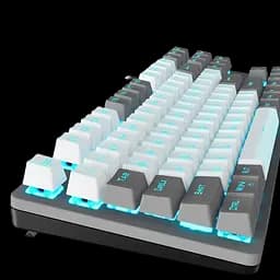 Клавіатура Aula F3287 Blue Switch White/Grey (6948391240688) - мініатюра 3