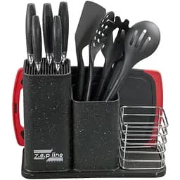 Набір кухонних ножів та приладдя Zepline ZP-067 з антипригарним покриттям 19 предметів (42825-ZP-067_1287)