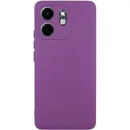 Чохол TPU Getman Liquid Silk Full Camera для Infinix Smart 9 4G / Hot 50i Фіолетовий / Grape