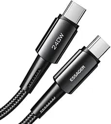 Кабель Essager Sunset Type C to Type C 240W Data cable 2 м Dark Grey (EXCTT3-CGA0G-P)