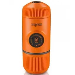 Портативна еспресо-кавоварка Wacaco Nanopresso помаранчева, механічна, для меленої кави