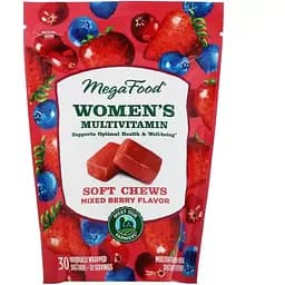 Мультивітаміни для жінок MegaFood Soft Chews смак ягід 30 м'яких жувальних цукерок