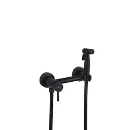 Змішувач для гігієнічного душу зовнішнього монтажу 150 мм Kroner KRP Edelstahl Klassisch - SCH052 CV027930, Чорний матовий