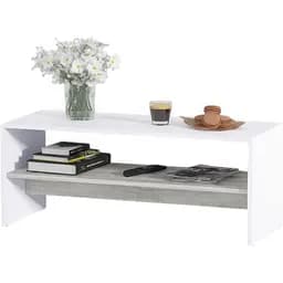 Стіл журнальний Moreli Forte Mats Бетон / Білий (id27-0000-80-beton-white)