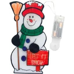 Новогодняя LED декорация Devilon Снеговик 25х13.5 см (640324)