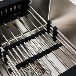 Кухонна мийка 78x50С R нержавійка Platinum Handmade (поглиблена полиця, 3.0/1.0 мм), Нержавіюча сталь - мініатюра 8